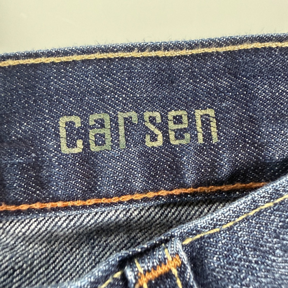 7 For All Mankind Carsen Jeans Mens 36x32 Striaght Leg Blue Denim USA 7FAM - Picture 6 of 16